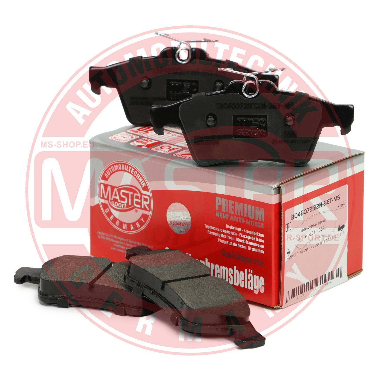 Placute frana MASTERSPORT GERMANY 13046072512N-SET-MS